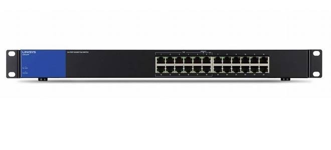 24-Port GE Business Desktop Switch LINKSYS LGS124P